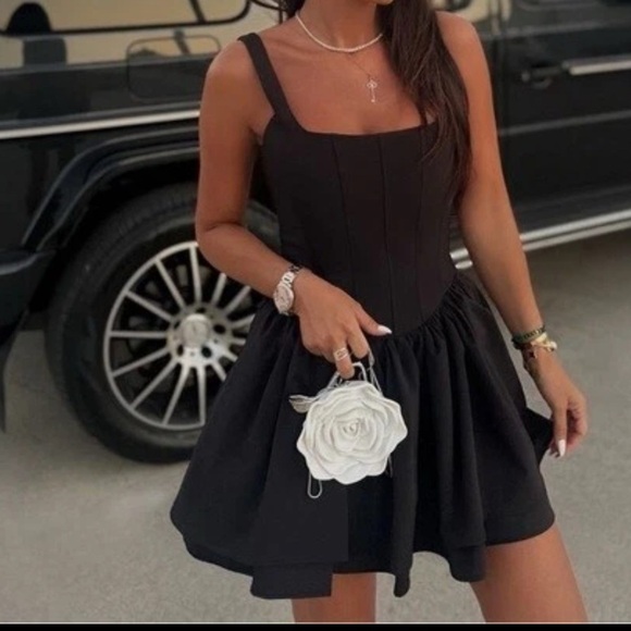 🔥🔥Zara Minaudière Rose clutch - Picture 1 of 7